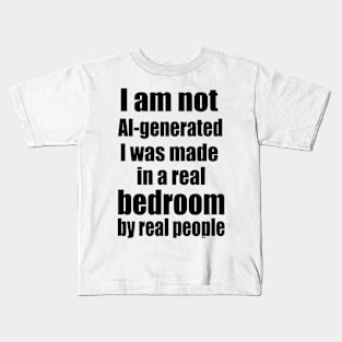 Not AI-generated Kids T-Shirt